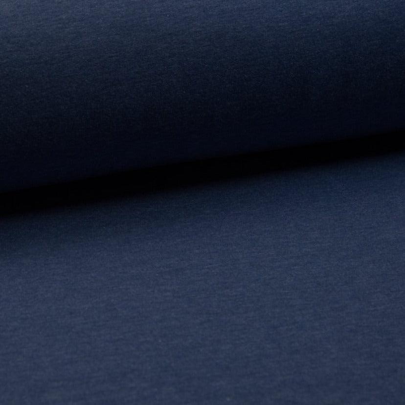 Heavy Jogging - Dark Jeans Melange-French Terry-Jelly Fabrics
