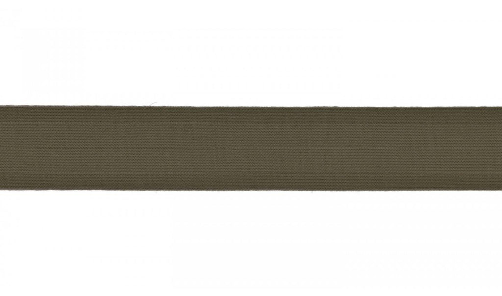 Stretch Bias Binding Tape - Khaki-Bias Binding-Jelly Fabrics