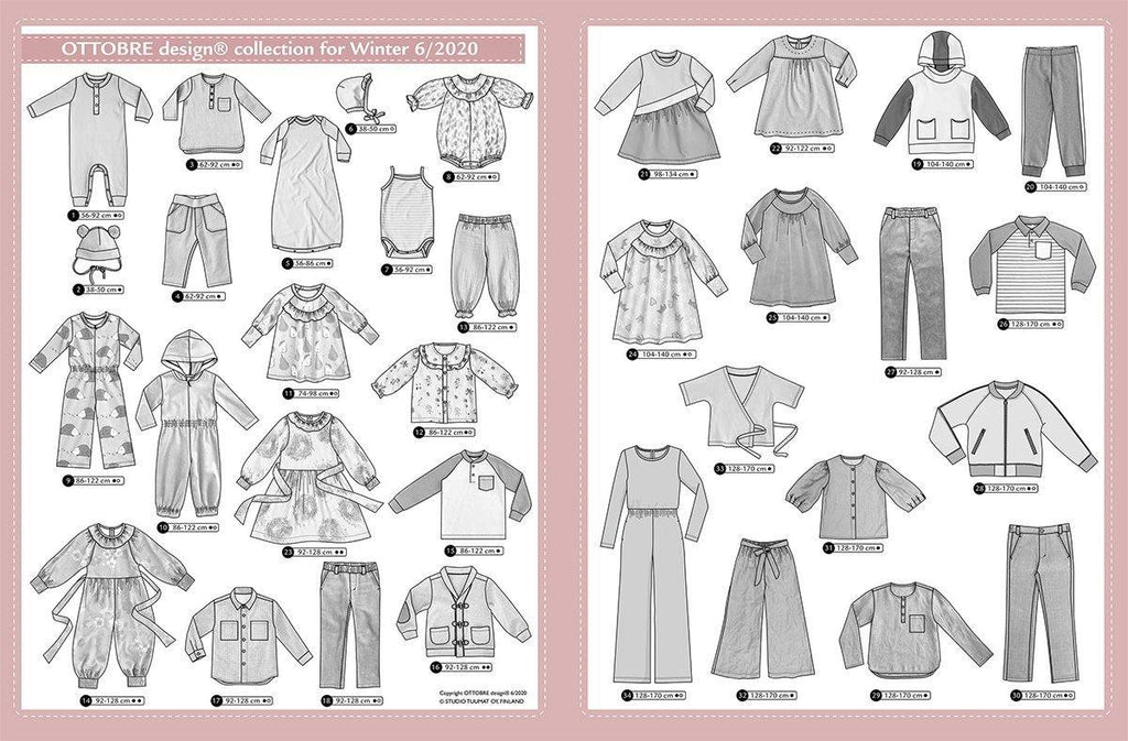 Ottobre Design Magazine - Kids Winter 2020 (English)-Accessories-Jelly Fabrics