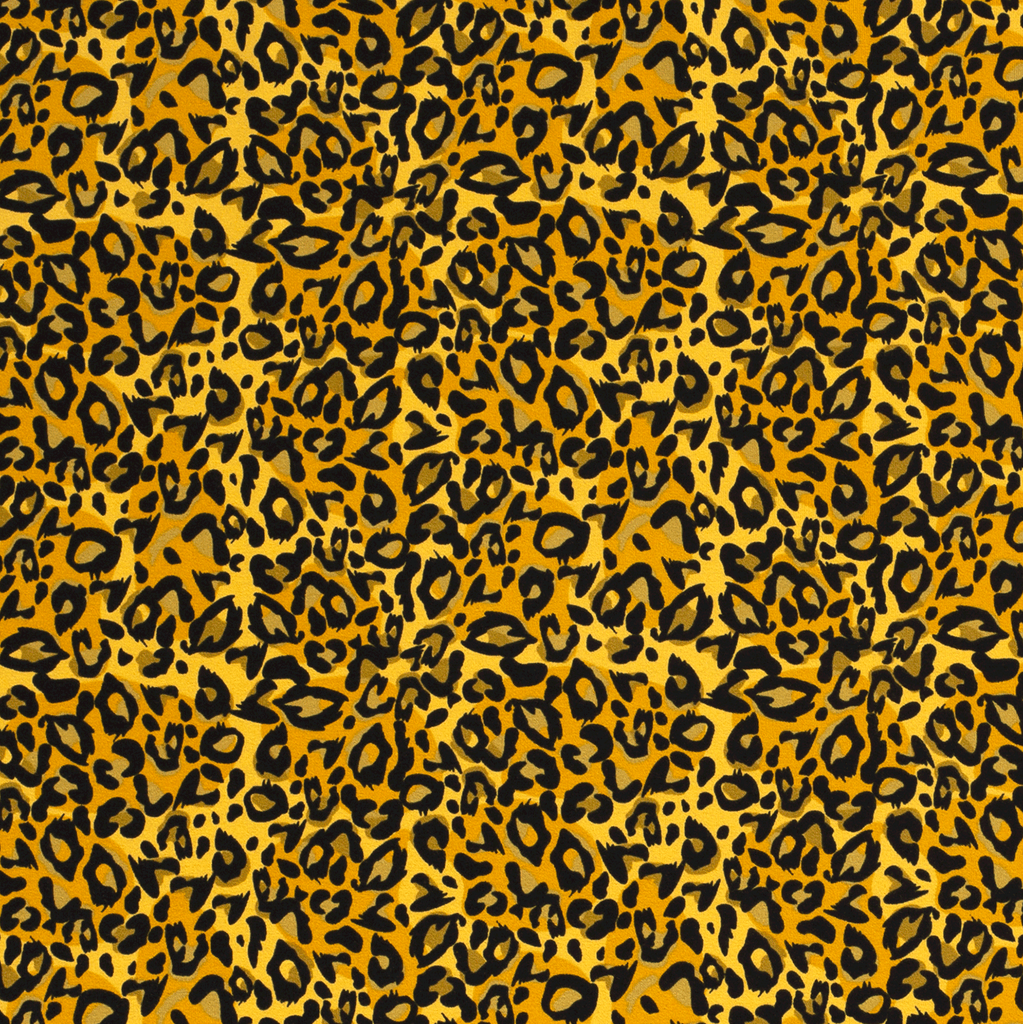 Cotton Jersey - Leopard Spots in Ochre-Jersey Fabric-Jelly Fabrics