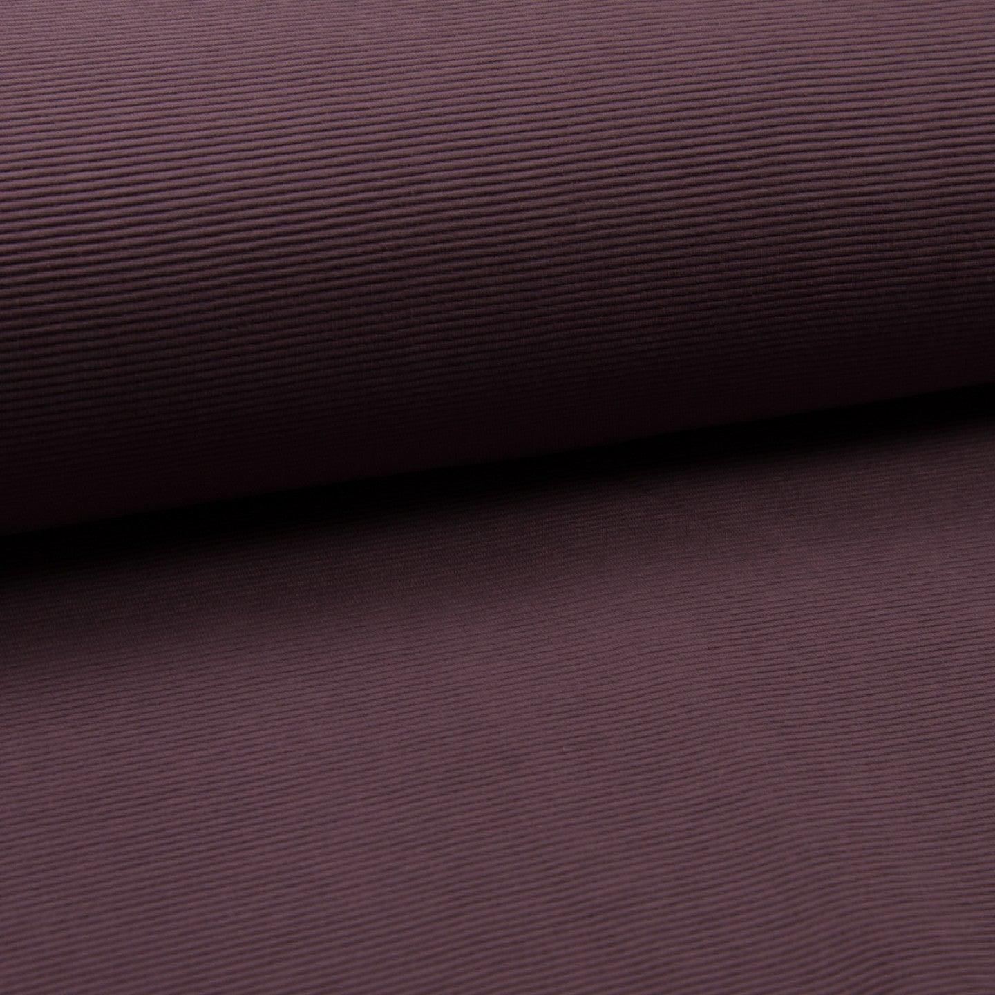 Ribbed Jersey - Mauve-Jersey Fabric-Jelly Fabrics
