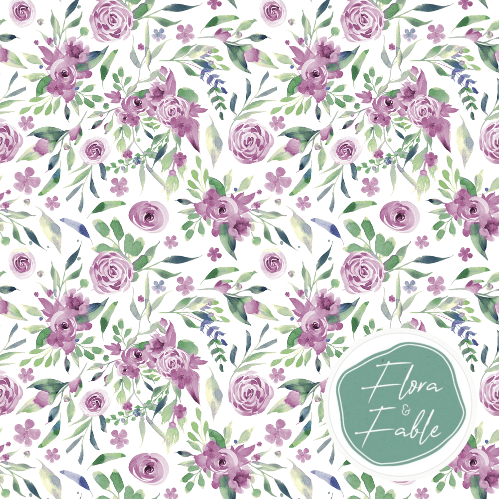 PRE-ORDER!!! - Cotton Jersey - Mountain Summer in Rose (EXCLUSIVE) (due July)-Jersey Fabric-Jelly Fabrics
