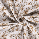 Organic Cotton Jersey - Natural Flowers-Organic Jersey-Jelly Fabrics