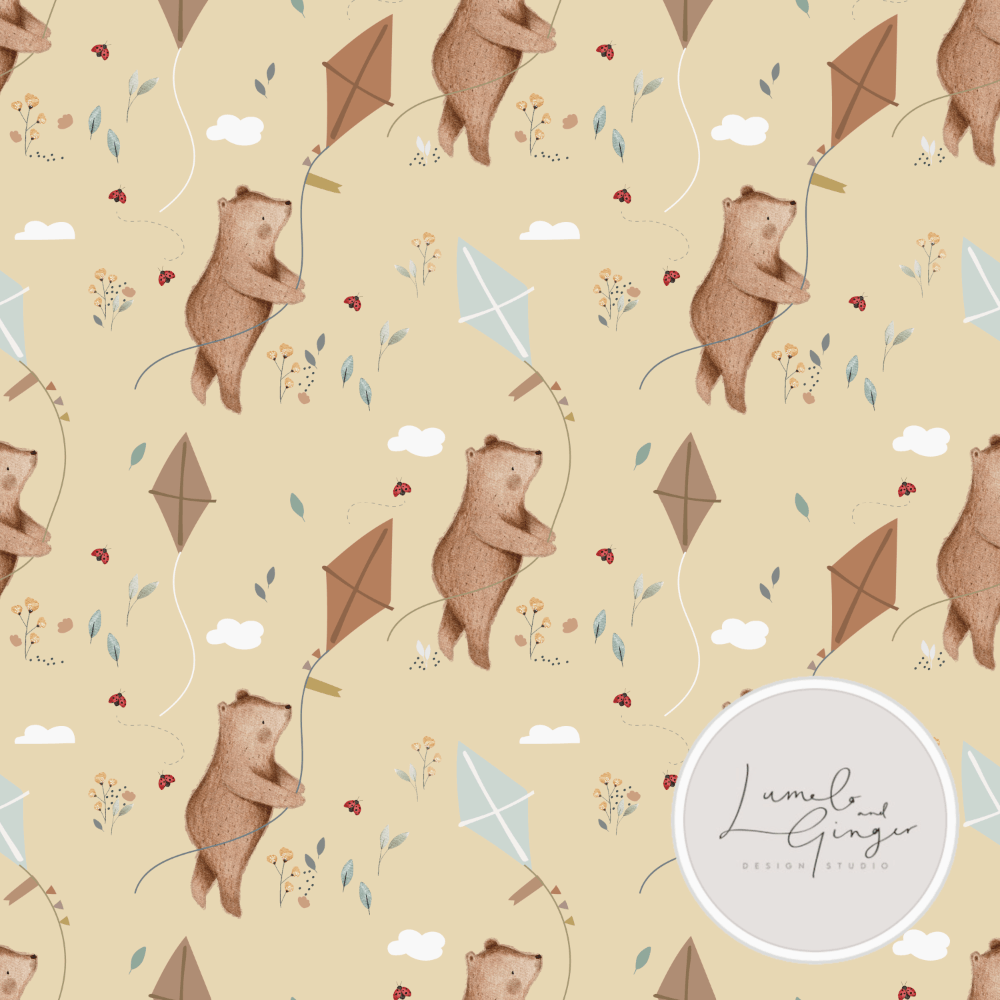Cotton Jersey - NORTH in Cannoli (EXCLUSIVE)-Jersey Fabric-Jelly Fabrics