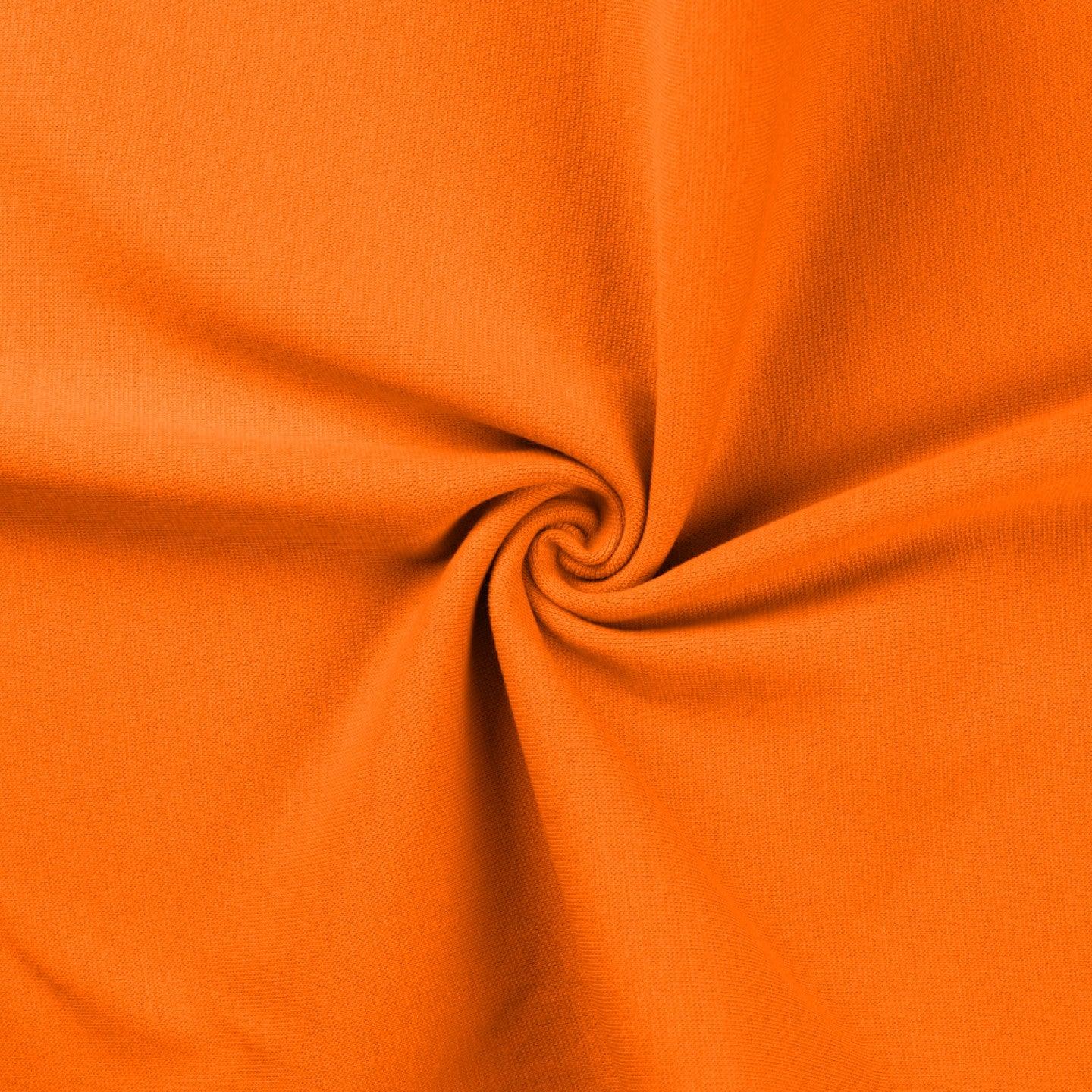 Tubular Ribbing - Orange (NEW)-Rib Knit-Jelly Fabrics