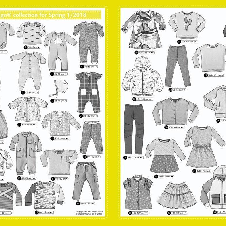 Ottobre Design Magazine - Kids Spring 2018 (English)-Accessories-Jelly Fabrics