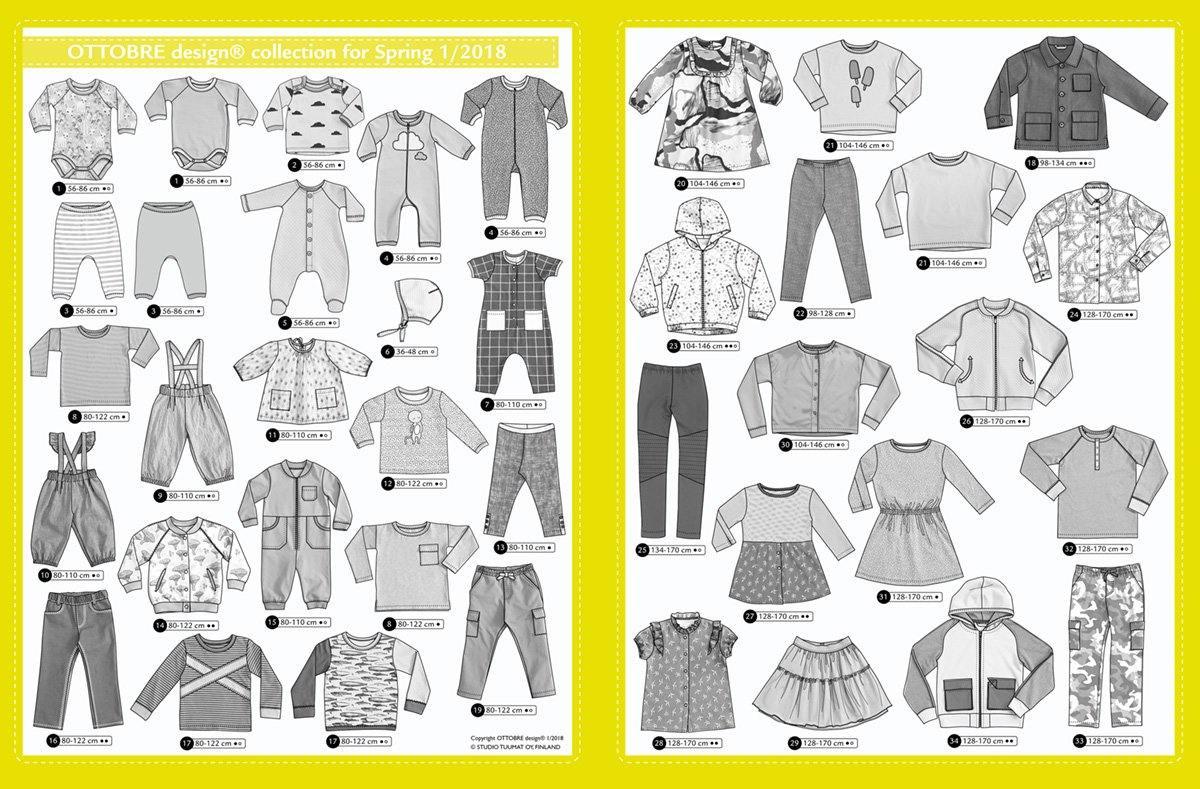 Ottobre Design Magazine - Kids Spring 2018 (English)-Accessories-Jelly Fabrics