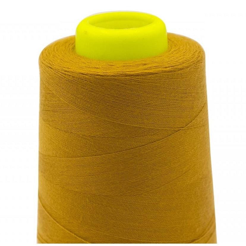 Overlock Thread - 3000 Yards Gold-Thread-Jelly Fabrics