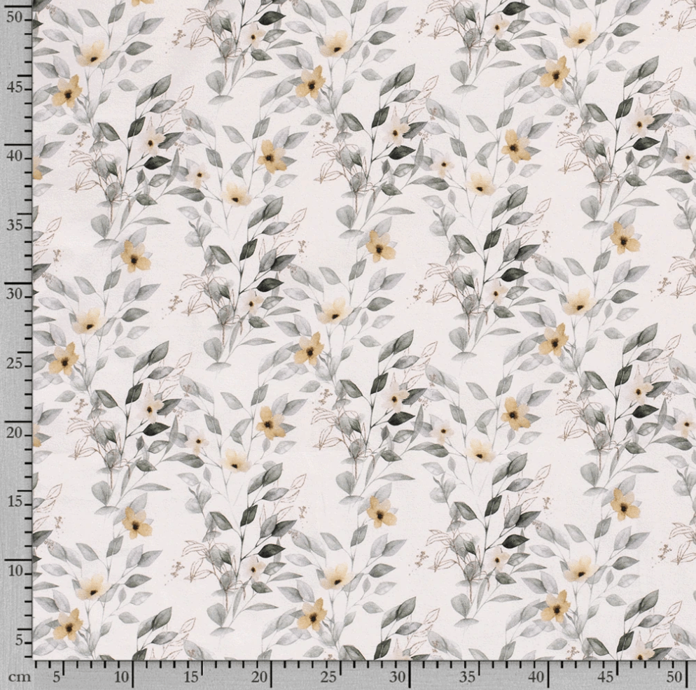 Organic Cotton Jersey - Pastel Flower Bouquet-Organic Jersey-Jelly Fabrics