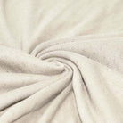 Pointelle Cotton Jersey - Natural Beige-Jersey Fabric-Jelly Fabrics