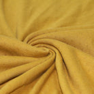 Pointelle Cotton Jersey - Ochre-Jersey Fabric-Jelly Fabrics
