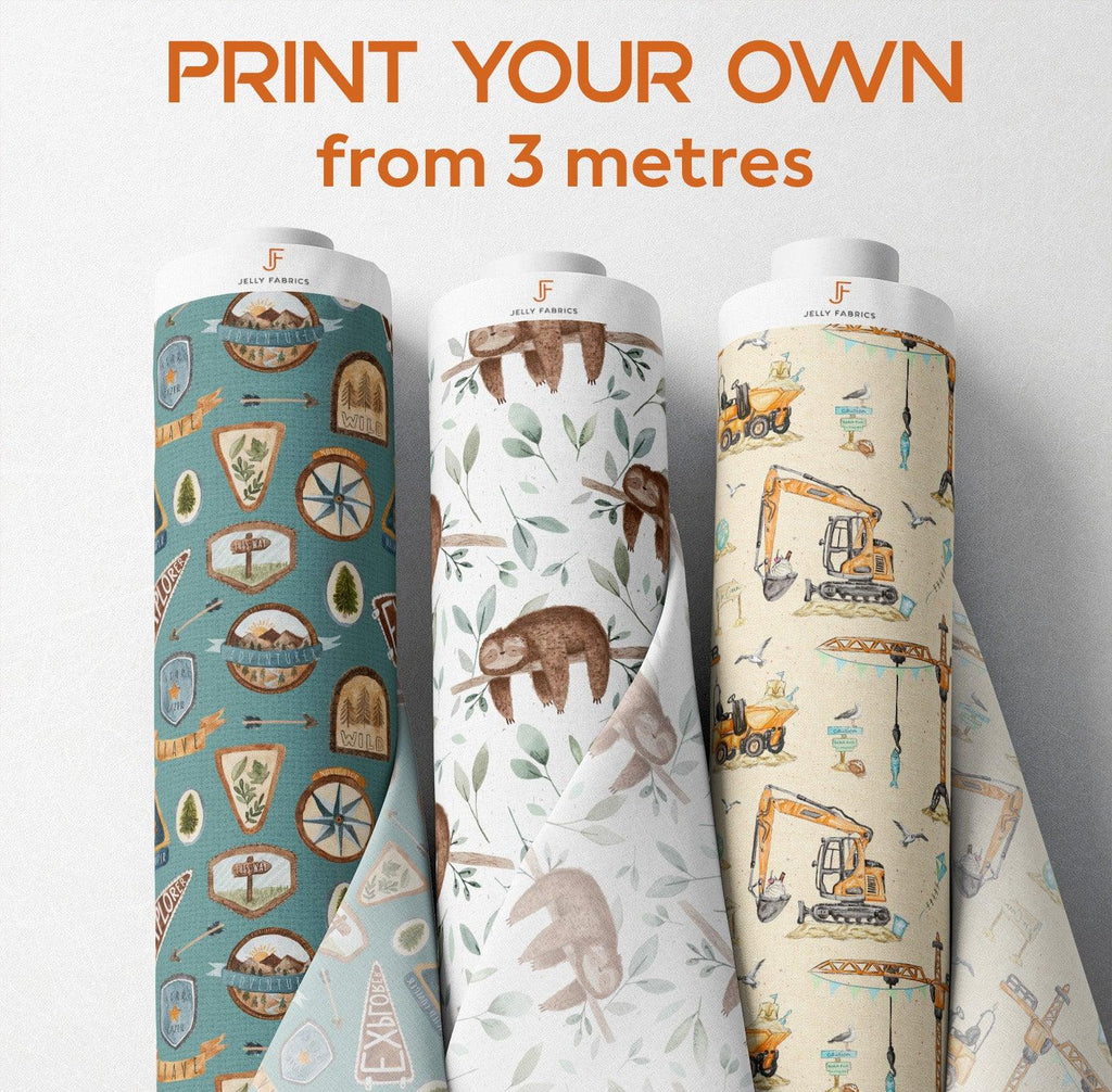 Print Your Own Fabric - Eco Friendly Digital Fabric Printing UK – Jelly ...