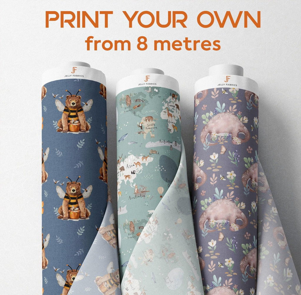 Print Your Own Fabric - Eco Friendly Digital Fabric Printing UK – Jelly ...
