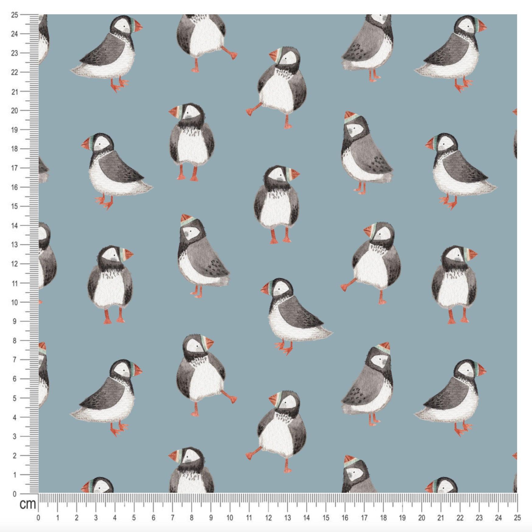 Cotton Jersey - PUFFY in Smoke-Jersey Fabric-Jelly Fabrics