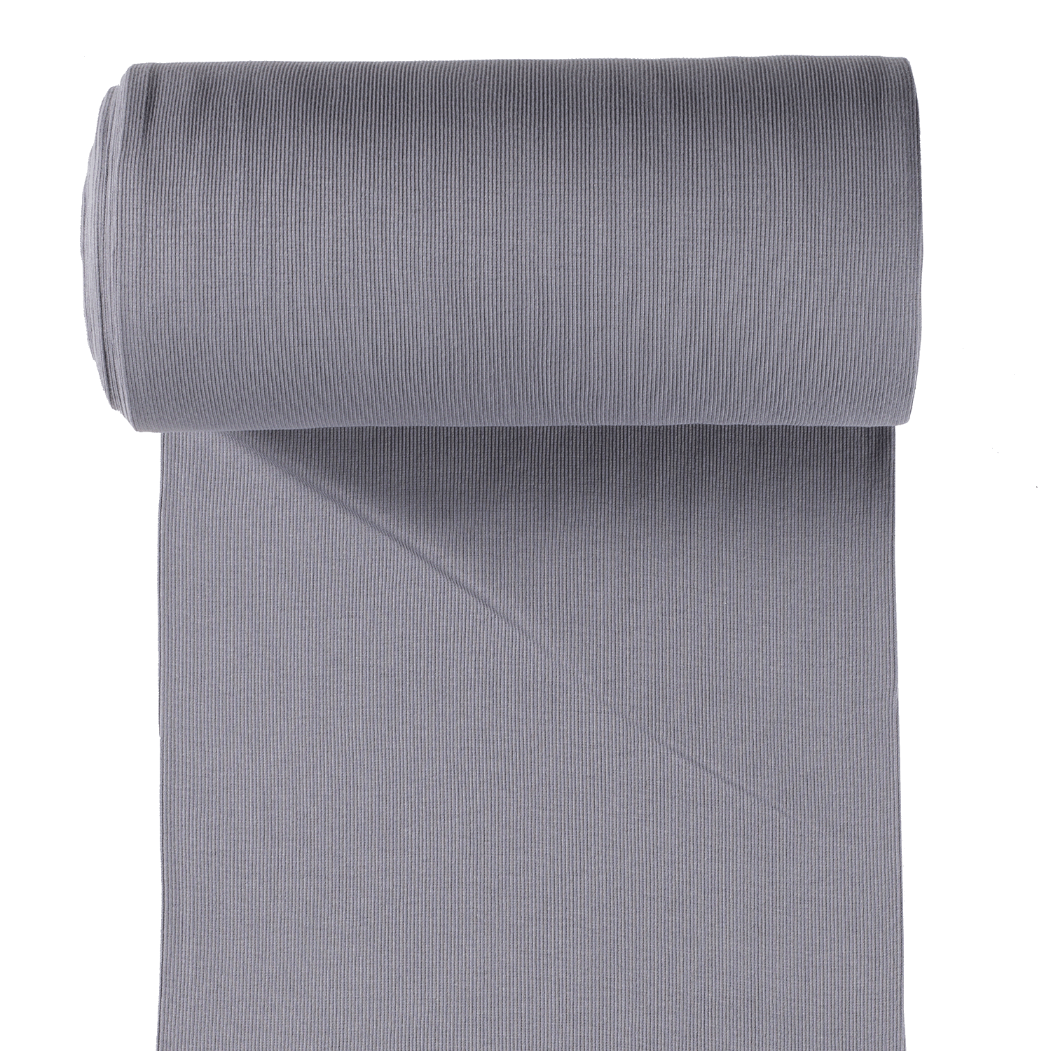 Tubular Rib Fabric (2x2) - Grey Ribbing | Jelly Fabrics – Jelly Fabrics Ltd