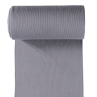 Tubular Ribbing 2x2 - Grey-Rib Knit-Jelly Fabrics