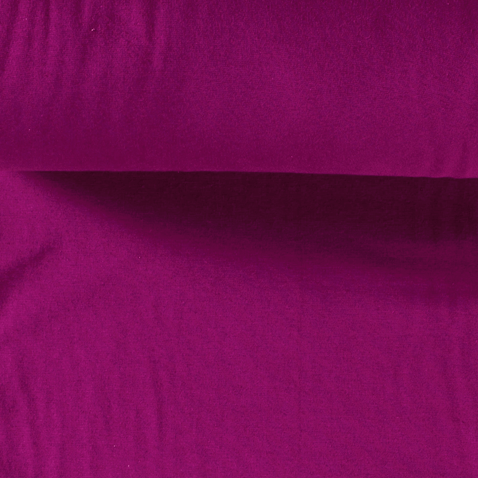 Rib Knit Fabric - Magenta tubular ribbing-Rib Knit-Jelly Fabrics