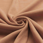 Fine Ribbed Jersey - Peach-Jersey Fabric-Jelly Fabrics