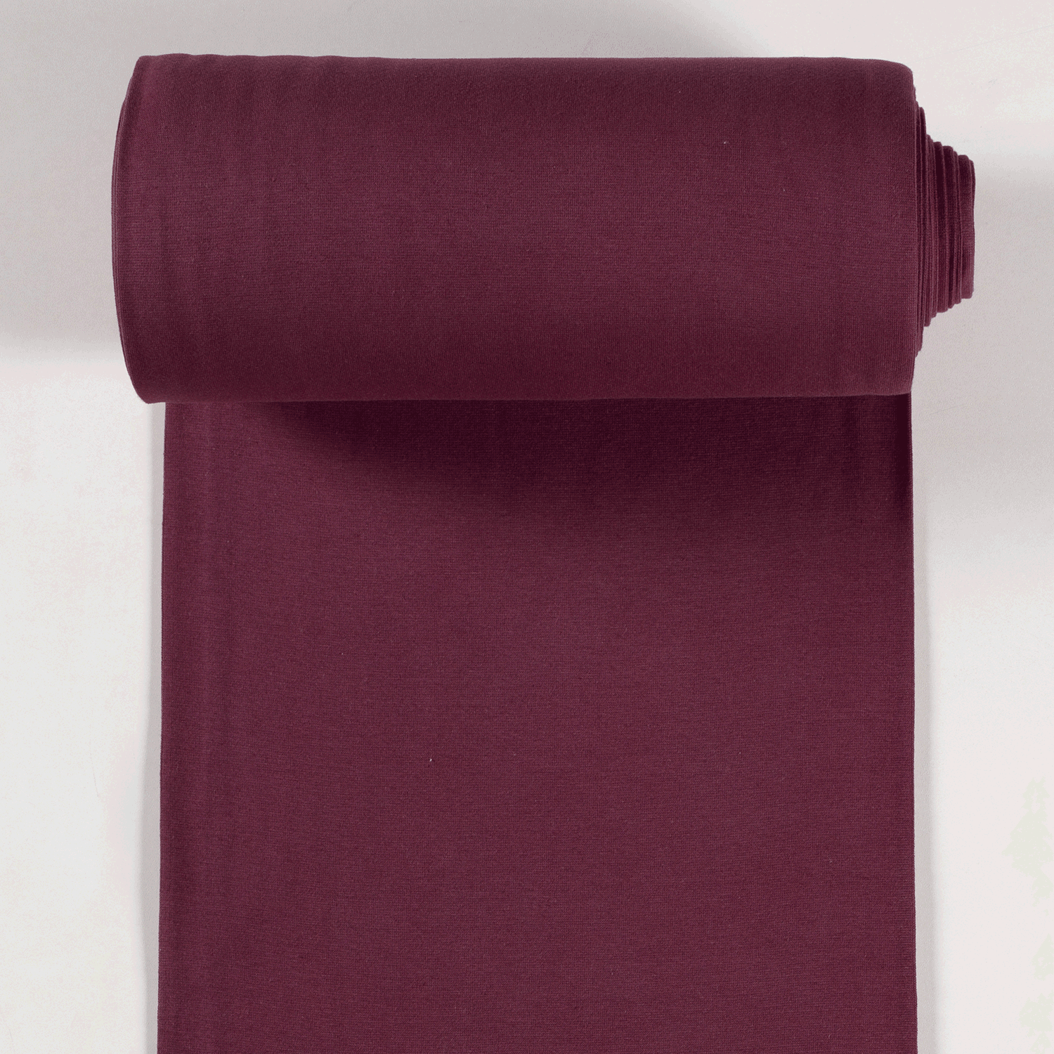 Tubular Ribbing - Burgundy-Rib Knit-Jelly Fabrics