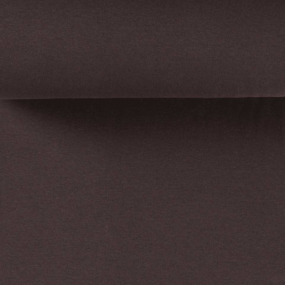 Rib Knit - Dark Brown tubular ribbing-Rib Knit-Jelly Fabrics