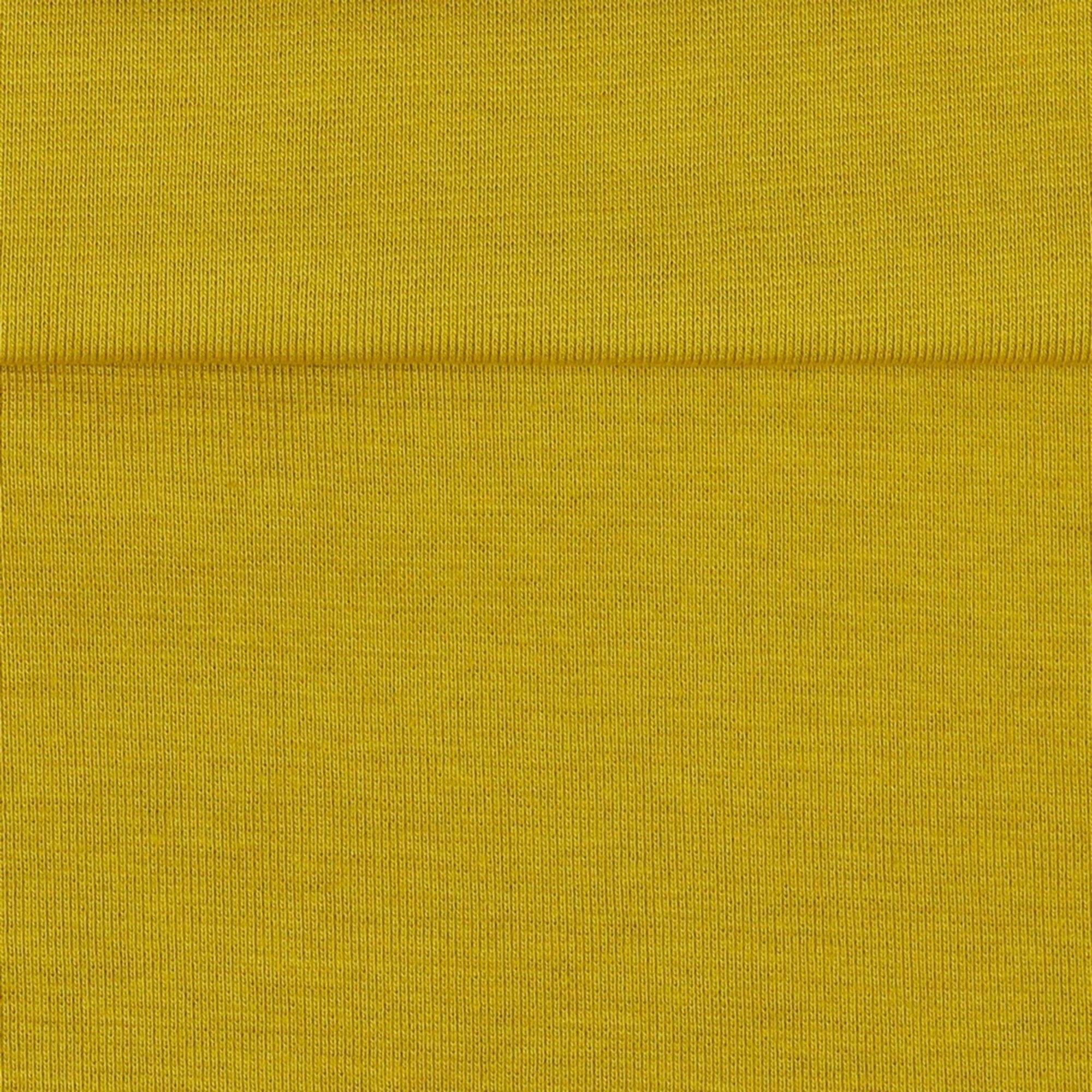 Organic Tubular Ribbing - Mustard-Organic Rib Knit-Jelly Fabrics