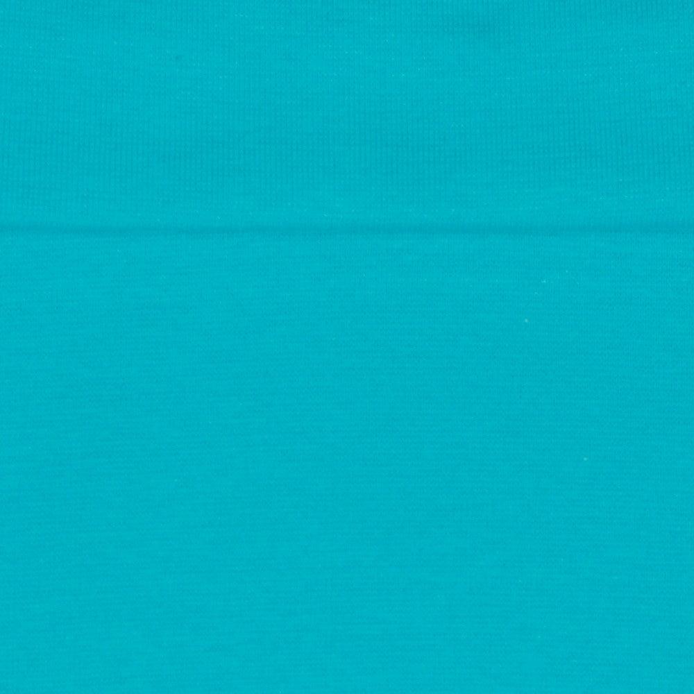 Organic Tubular Ribbing - Turquoise-Organic Rib Knit-Jelly Fabrics