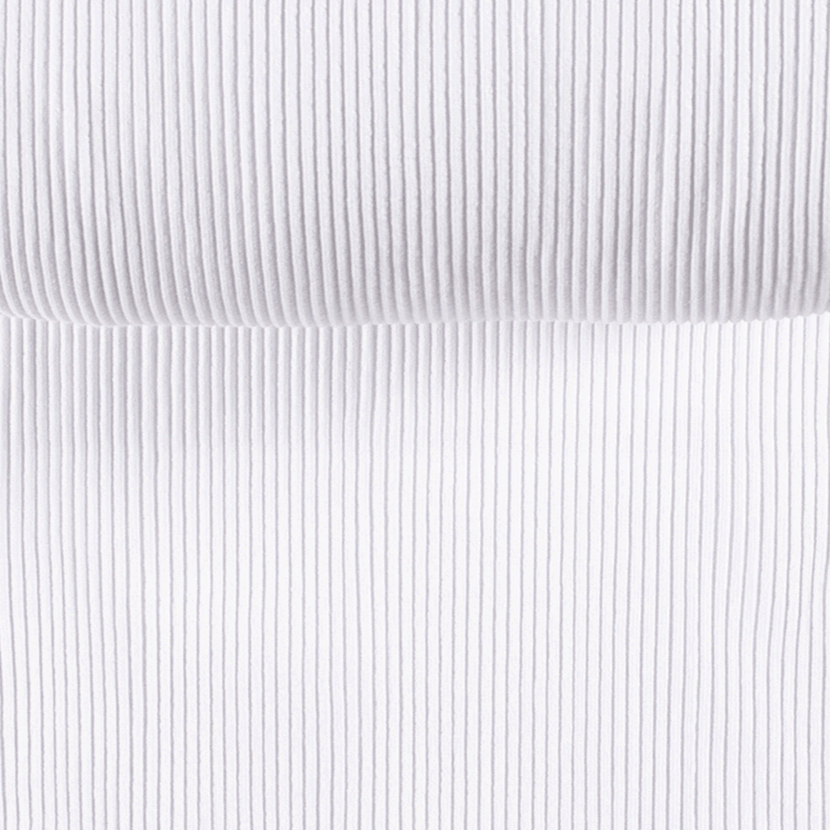 White online knit fabric