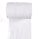 Chunky Tubular Ribbing - White-Rib Knit-Jelly Fabrics