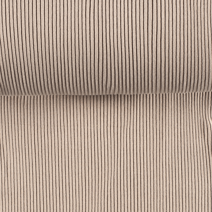 Chunky Rib Knit Fabric - Sand tubular ribbing | Jelly Fabrics – Jelly ...
