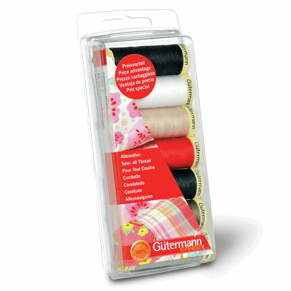 Gutermann Sew-All Thread Set - Assorted (7x 100M)-DIY Kit-Jelly Fabrics