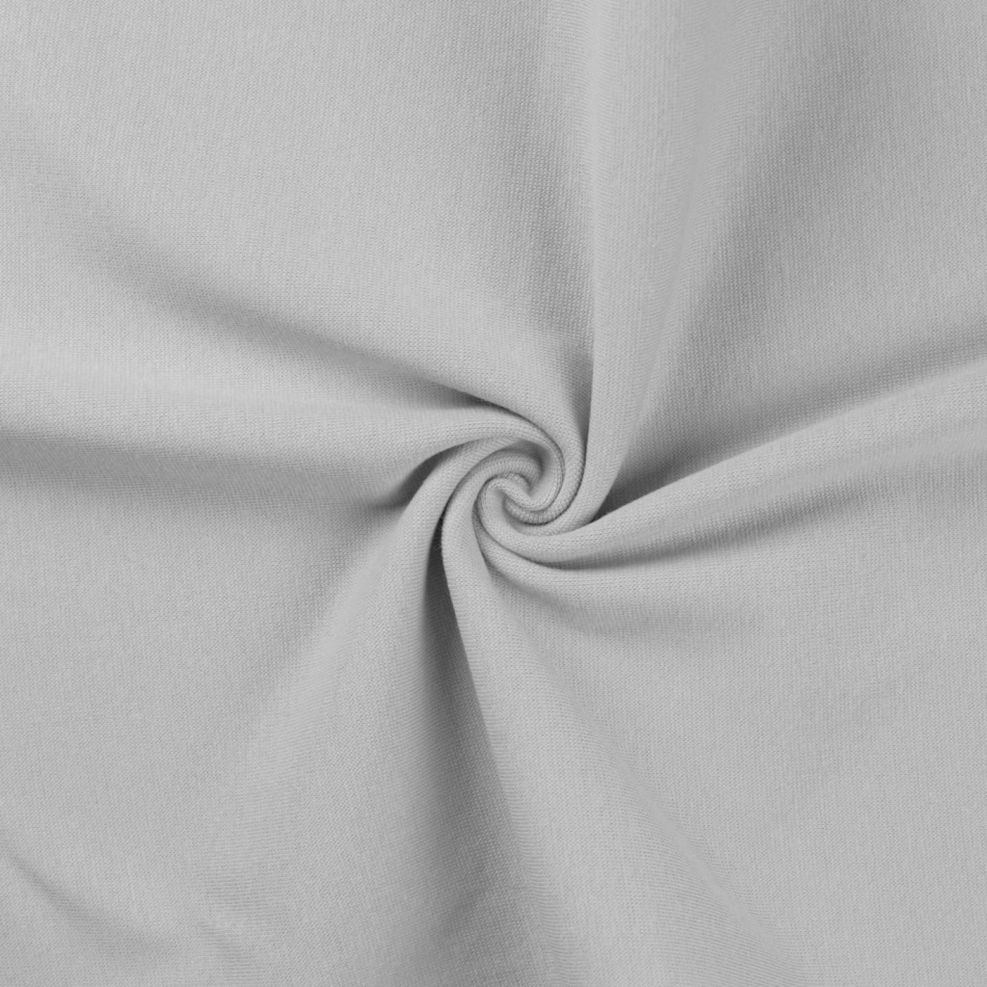 Tubular Ribbing - Silver Grey (NEW)-Rib Knit-Jelly Fabrics