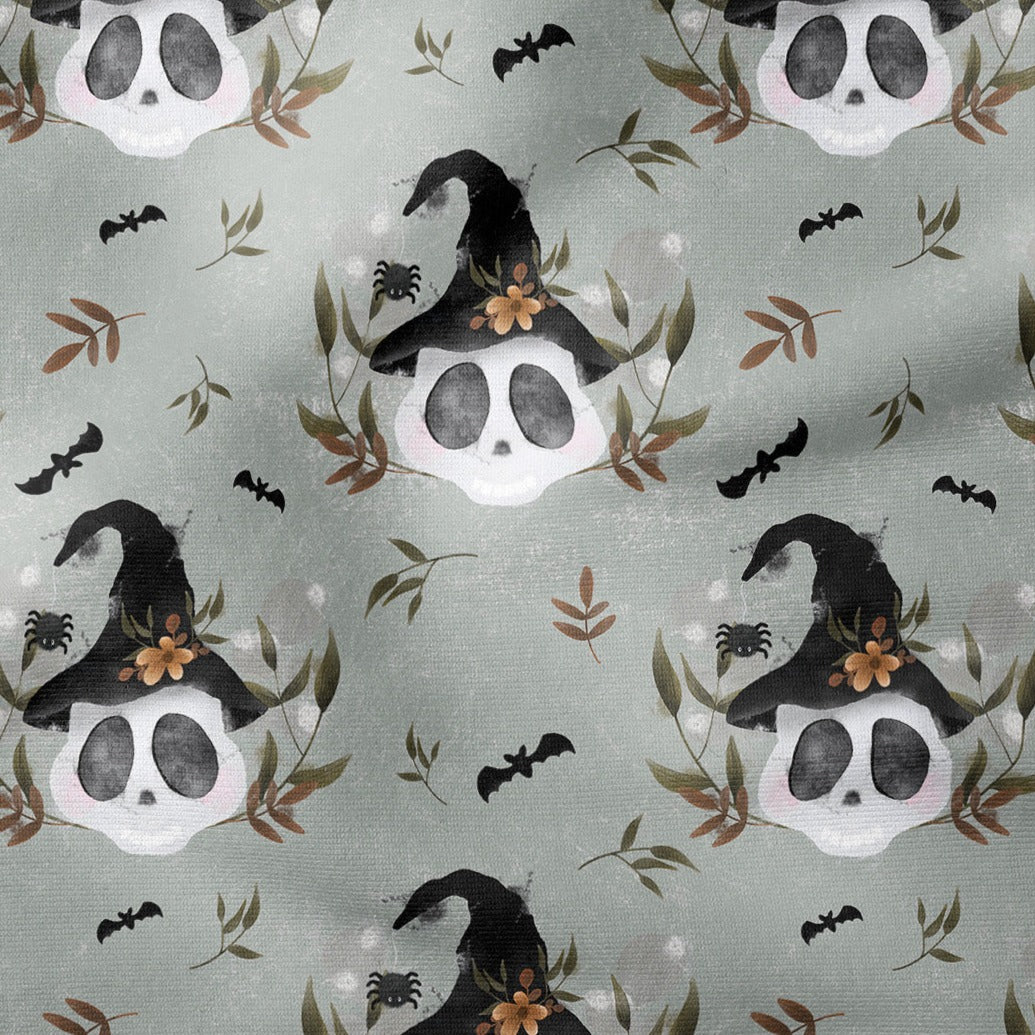 Skull knit fabric sales
