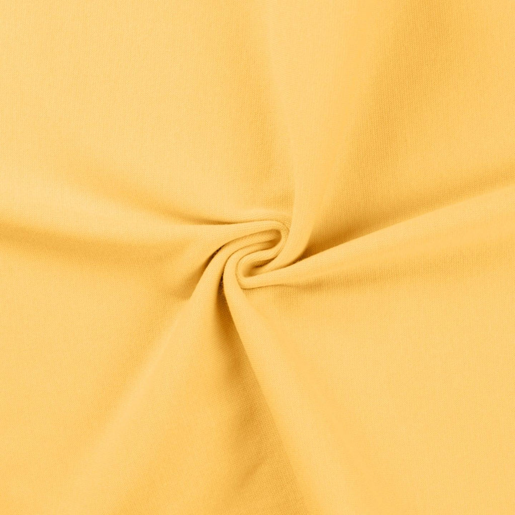 Ochre Yellow Cuff Fabric, Mustard Jersey Ribbing Fabric 