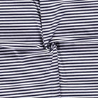 Cotton Jersey - Navy Blue and White Stripes-Jersey Fabric-Jelly Fabrics