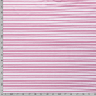 Cotton Jersey Fabric - Old Pink with White Stripes-Jersey Fabric-Jelly Fabrics