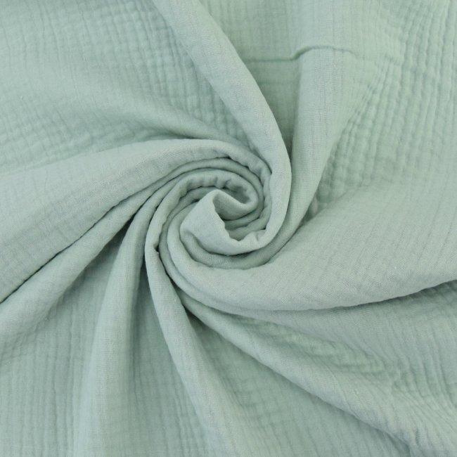 Triple Gauze - Light Mint-Muslin Fabric-Jelly Fabrics