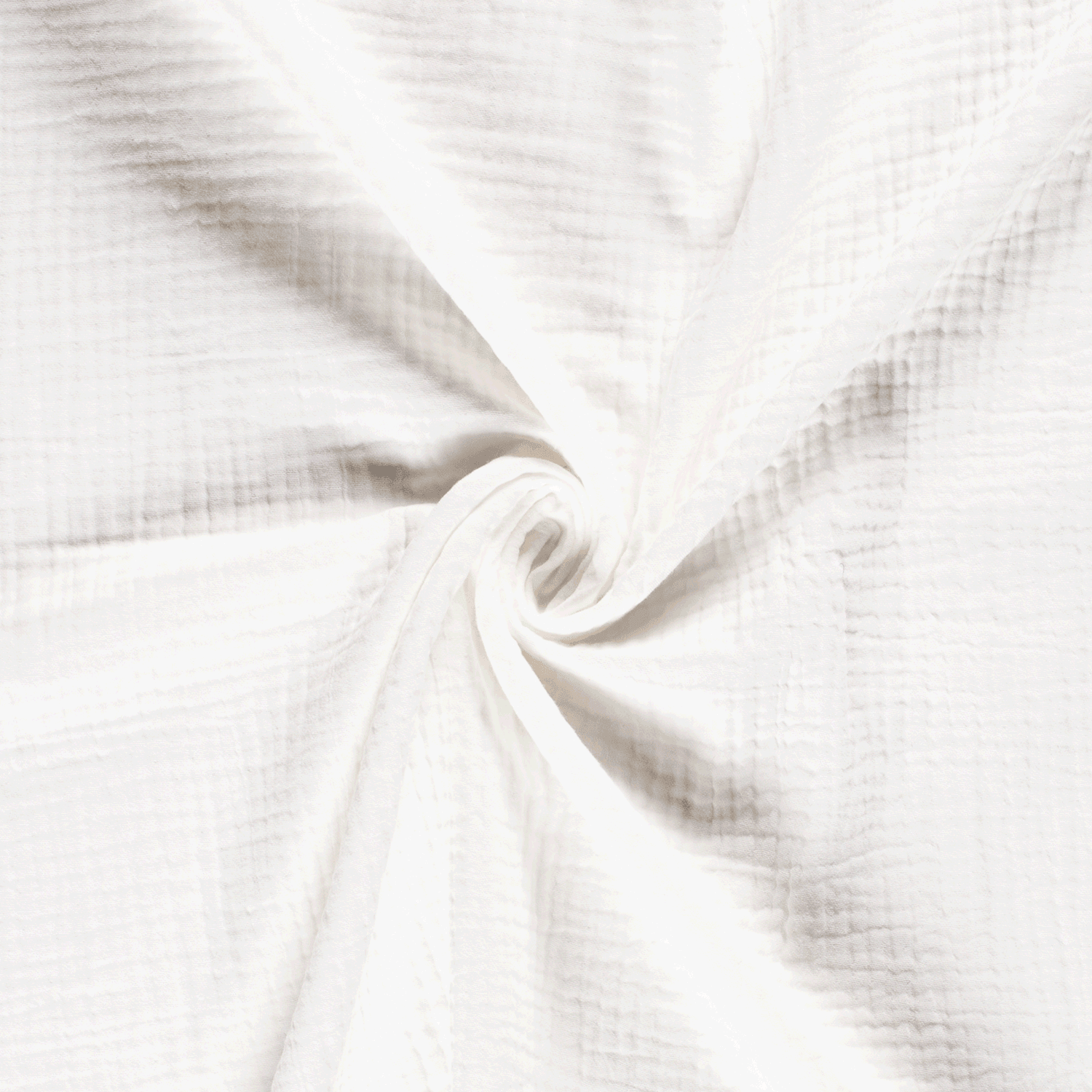 Triple Gauze - Solid in Off White-Muslin Fabric-Jelly Fabrics