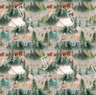 Organic Cotton Jersey - Wanderlust in Neutral (EXCLUSIVE)-Jersey Fabric-Jelly Fabrics