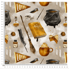 Cotton Jersey - Forever Wizardry Yellow (EXCLUSIVE)-Jersey Fabric-Jelly Fabrics